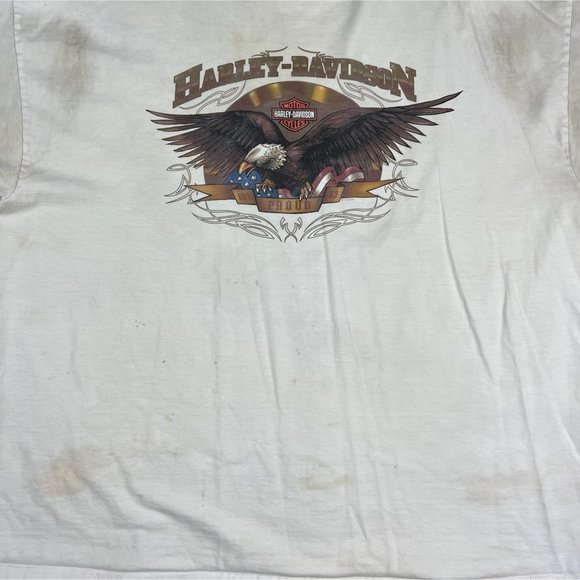 Vintage Harley Davidson Biker Graphic T shirt Size 3XL - Picture 5 of 6